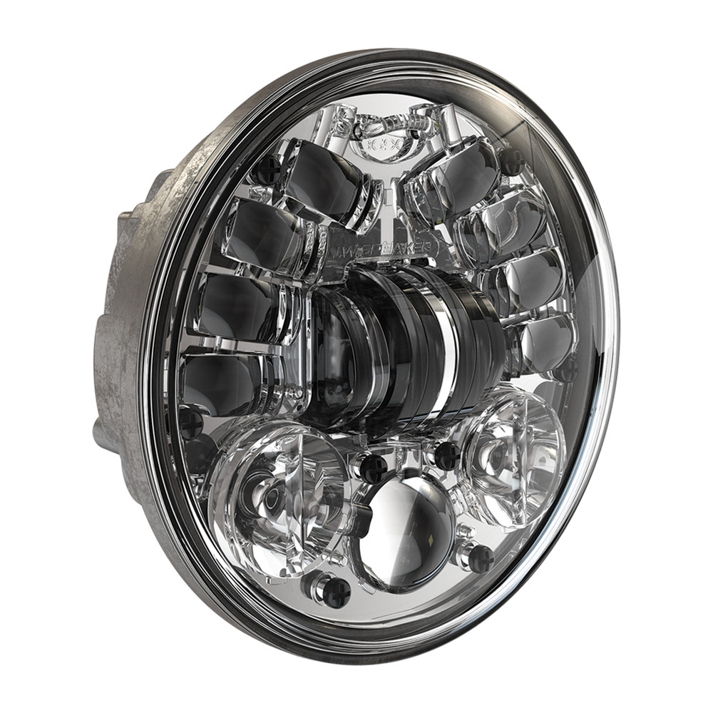 JW SPEAKER 8690A2 ADAPTIVE HEADLIGHT 5.75" CHR BEZEL
