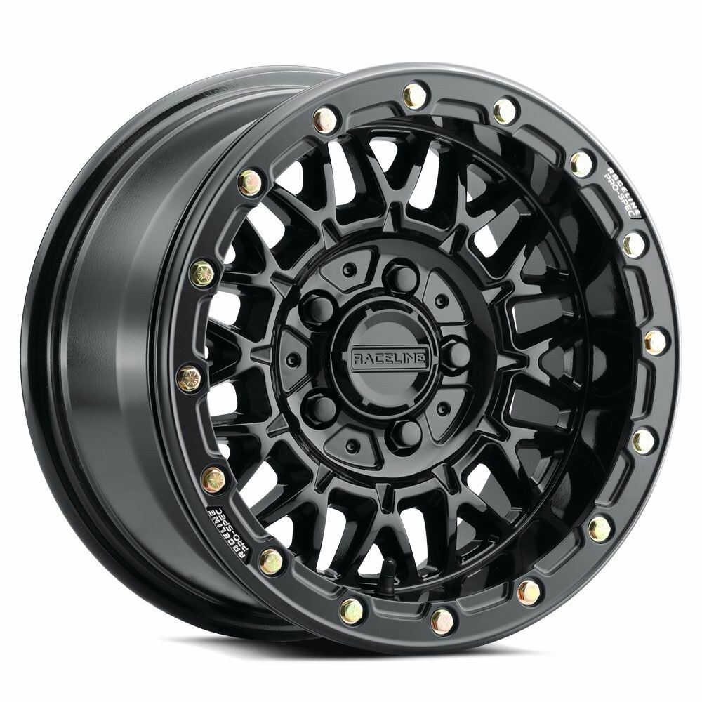 Raceline Omega 15x7 5/4.5 +25mm Gloss Black