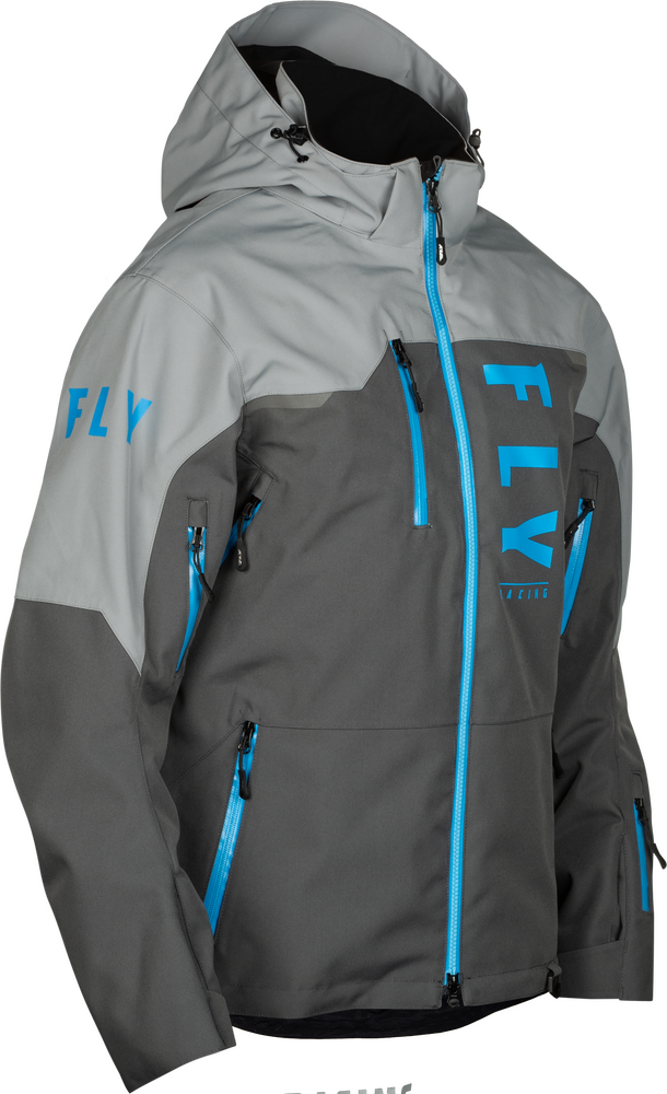 Fly Racing Carbon Jacket (2026) — Grey/Blue