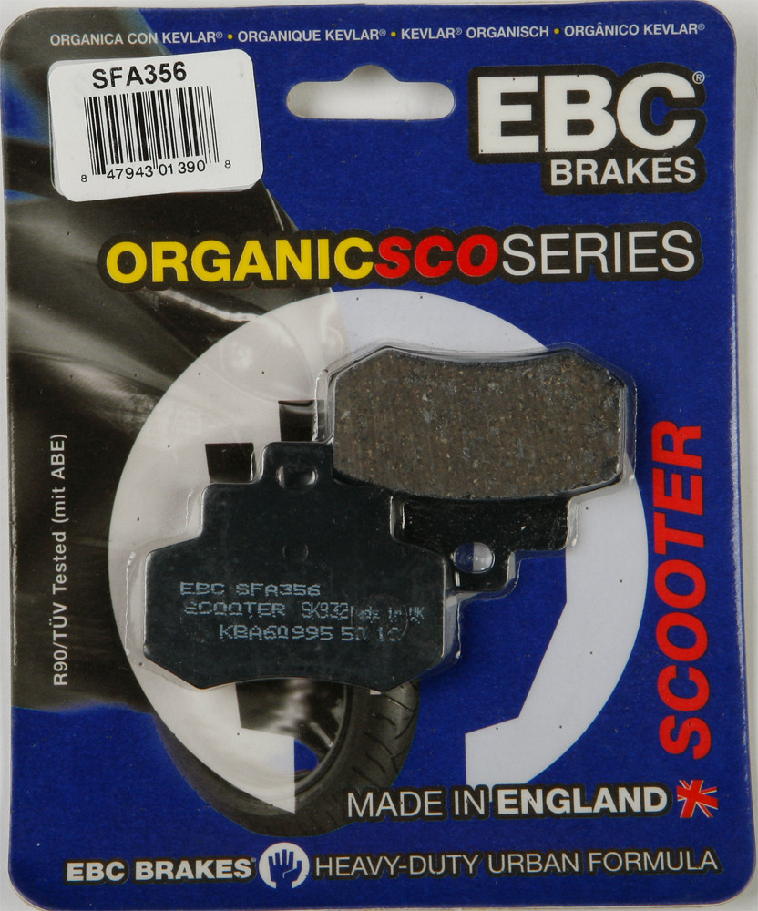 EBC BRAKE PADS SFA356 ORGANIC