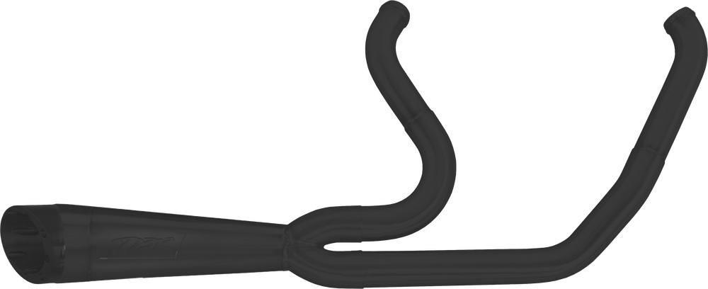 TBR COMP-S 2-1 M8 FLH/FLT BLACK W/TURNOUT BLACK ENDCAP