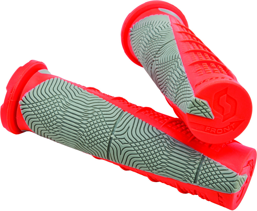 SCOTT DEUCE GRIP ATV NEON RED/GREY