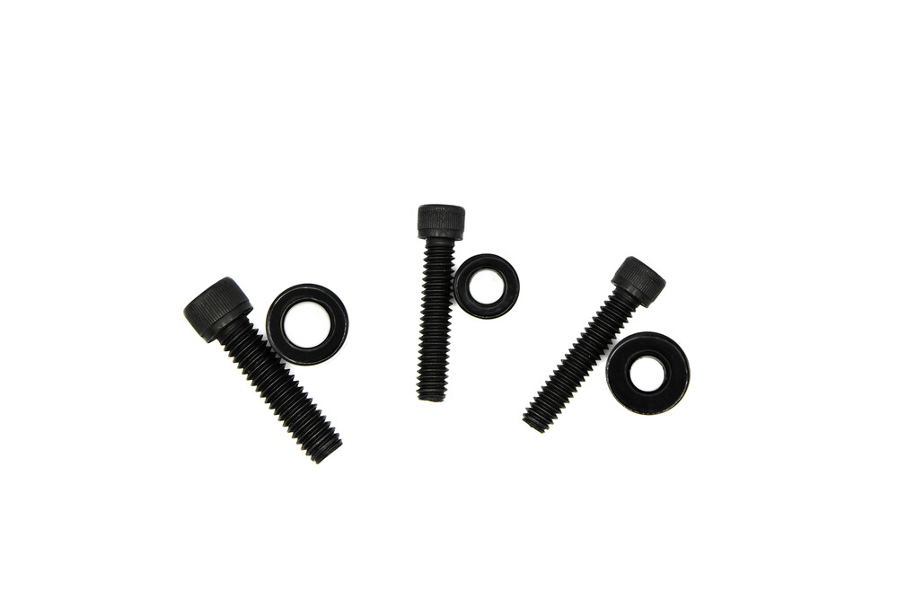 Santoro Fabworx Black Bolt Kit W/Washers M8