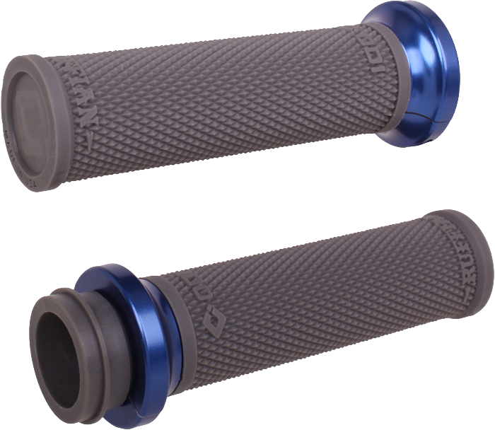 Odi Rufian Grips Indian Tbw 1" Graphite/Blue