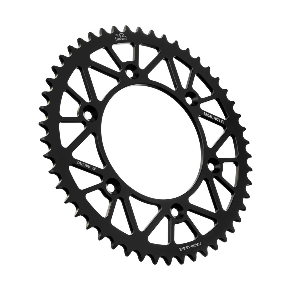 JT REAR RACELITE SPROCKET ALUM 50T-520 BLK BETA/HON