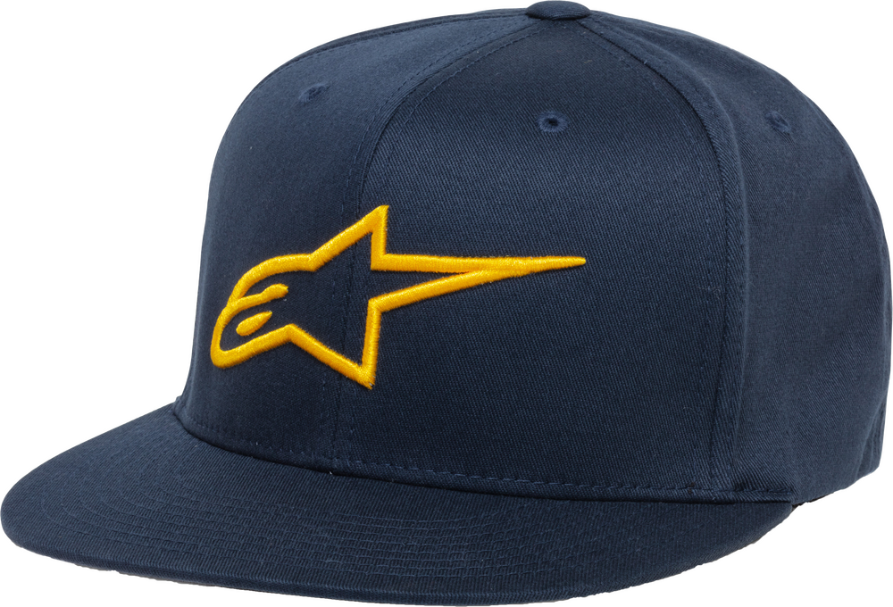 AGELESS FLAT HAT NAVY/GOLD LG/XL
