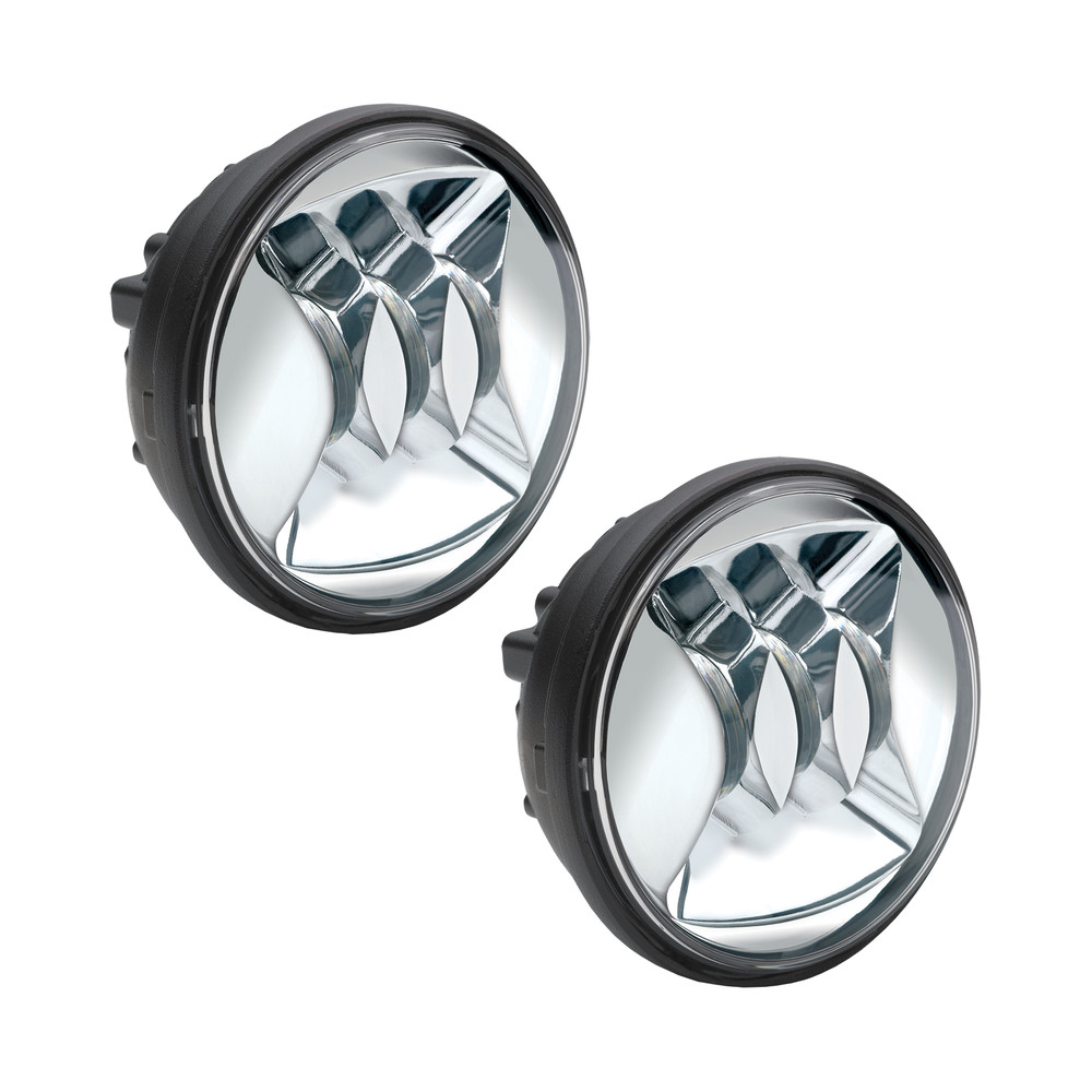 JW SPEAKER 6045 LED FOG LAMP KIT 4.5" CHR BEZEL DUAL