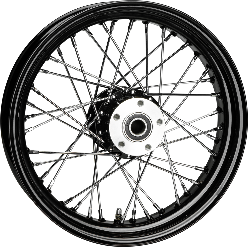 Harddrive Fr 40-Spk Sd Black 16x3.5 Flst-Hub 3/4" Axl 00 Ltr