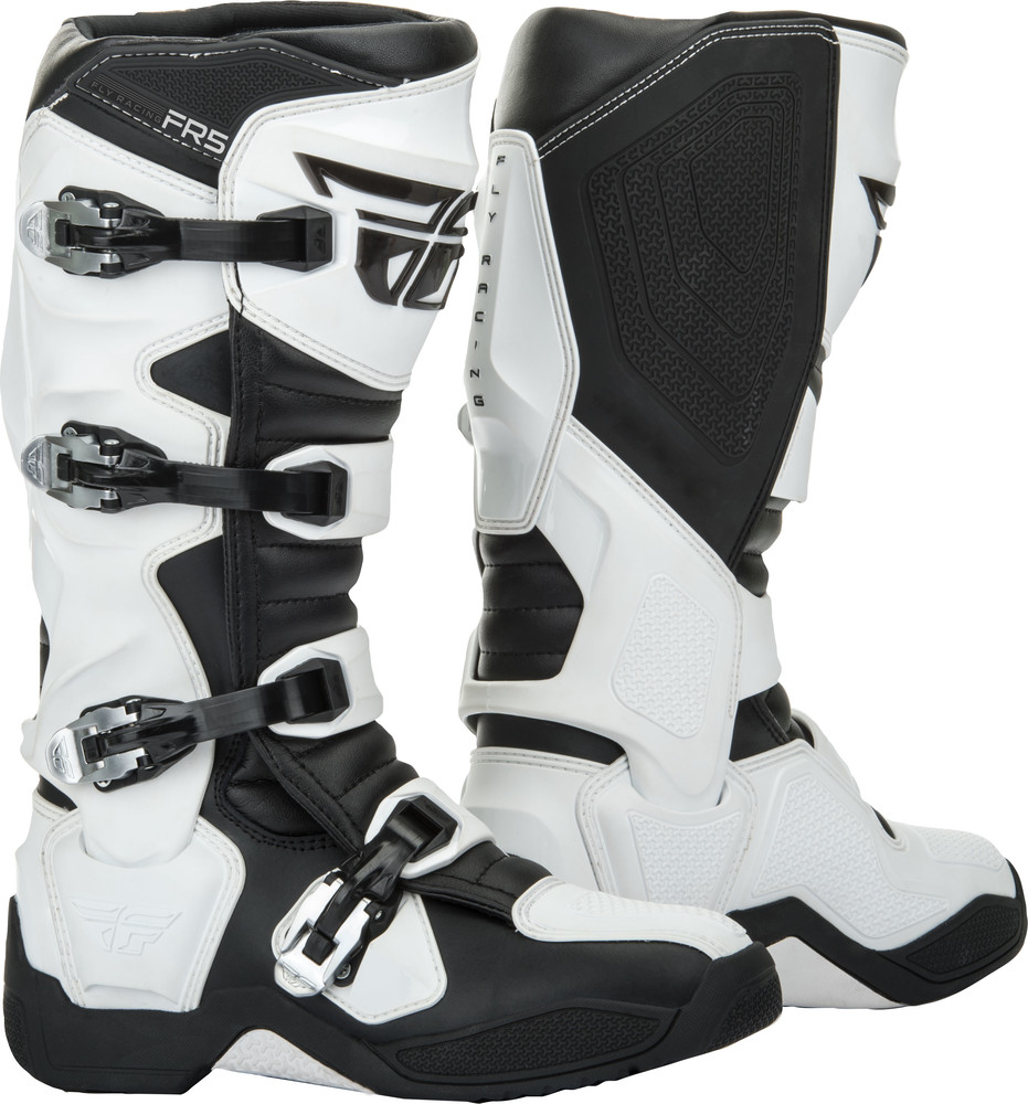 FLY RACING FR5 BOOTS WHITE SZ 11