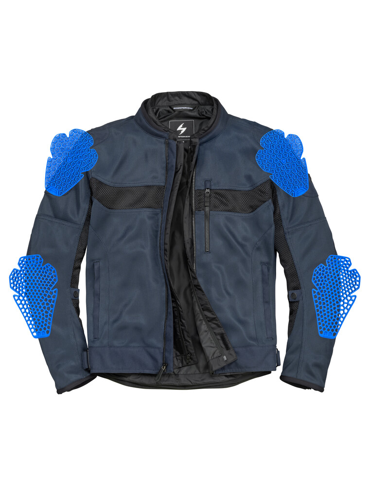 Scorpion EXO Vortek Air II Jackets — Dark Blue/Black