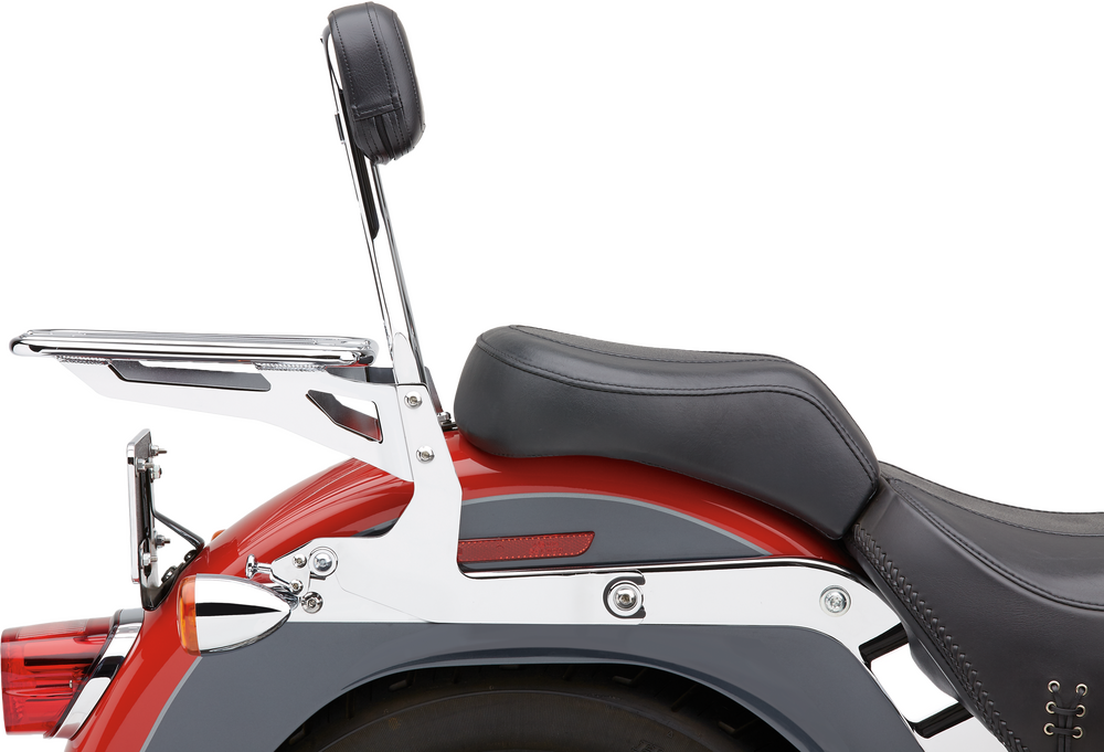 DETACHABLE BACKREST ROUND CHROME SOFTAIL 07-17