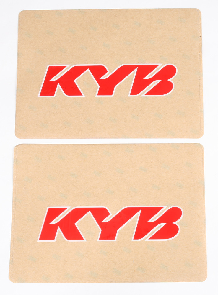 D-COR UPPER FORK DECAL KYB RED