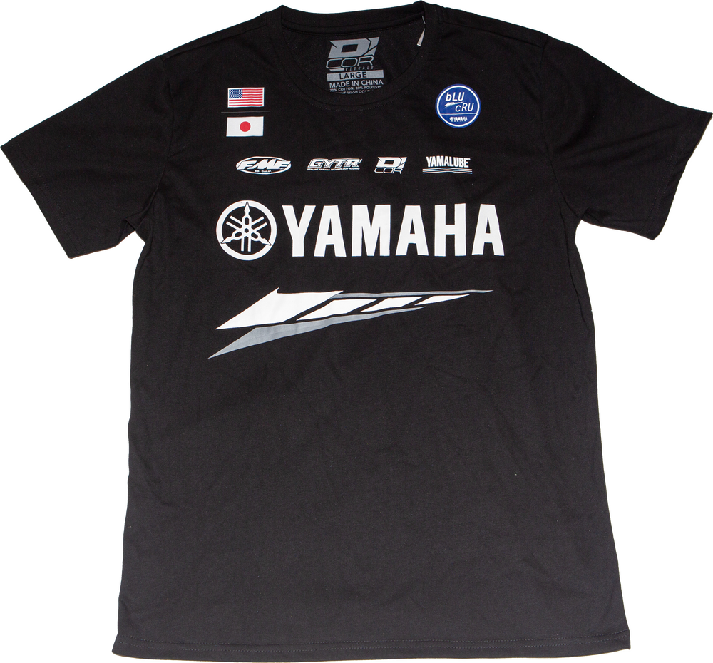D-Cor Yamaha Factory T-Shirt — Black
