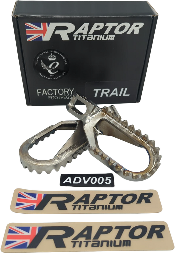 Raptor Titanium Foot Pegs Adv Pr Bmw