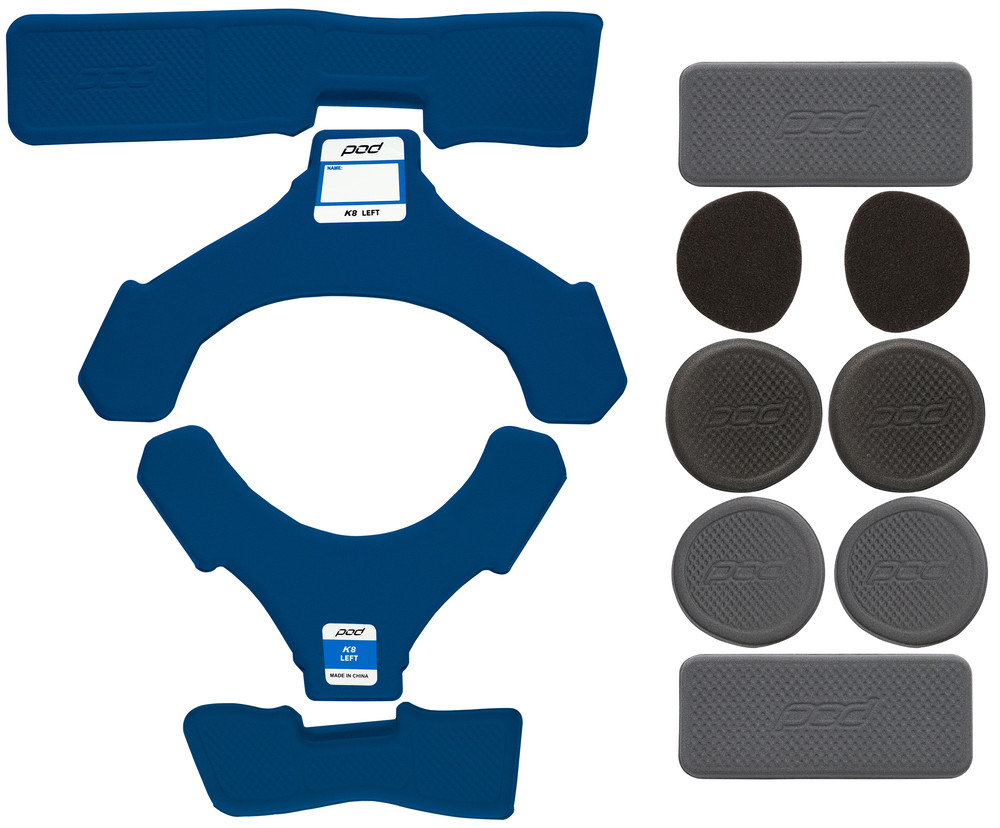 Pod Knee Brace Replacement Pad Set — Blue