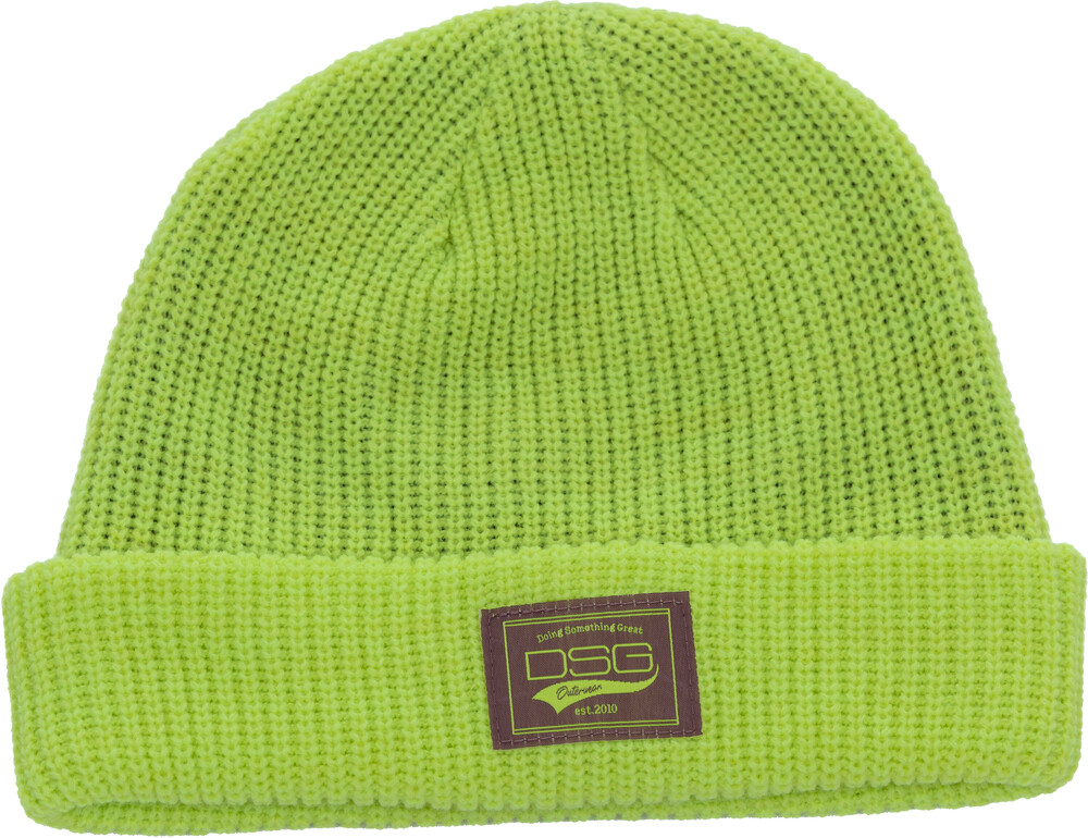 Dsg Cap Knit Beanie — Neon Lemon