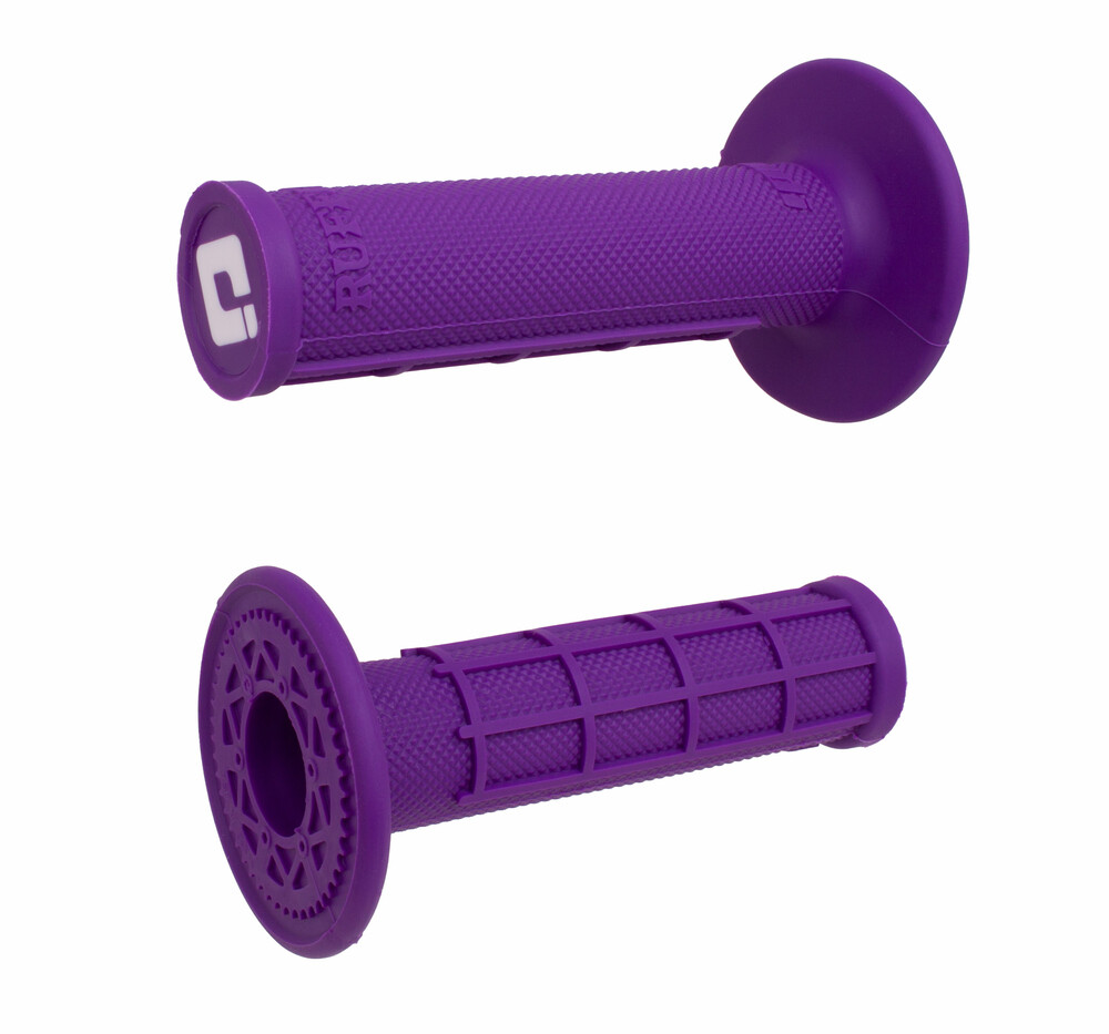 ODI RUFFIAN HALF WAFFLE GRIPS PURPLE
