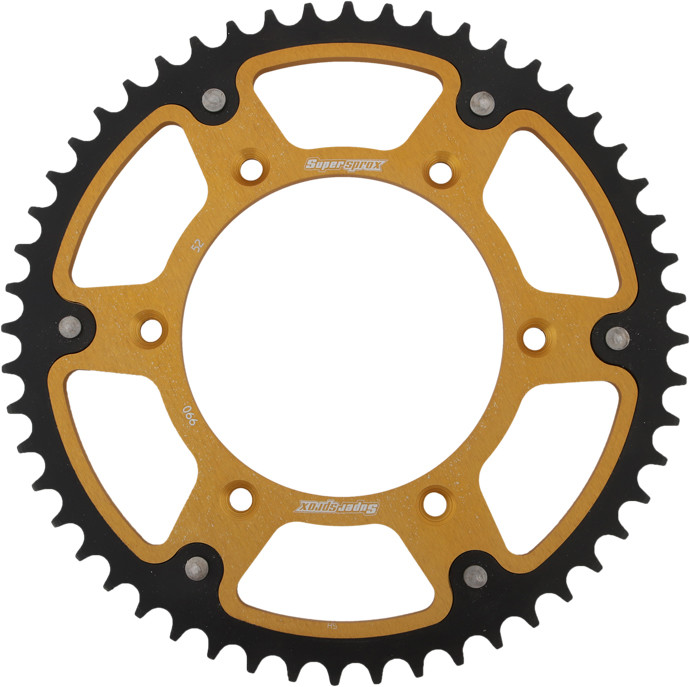 REAR STEALTH SPROCKET ALU/STL 52T-520 GLD HUS/HUSQ/KTM
