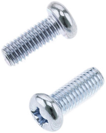 Bolt Pan Head Phillips Screw 6x1.0x16mm 10/Pk