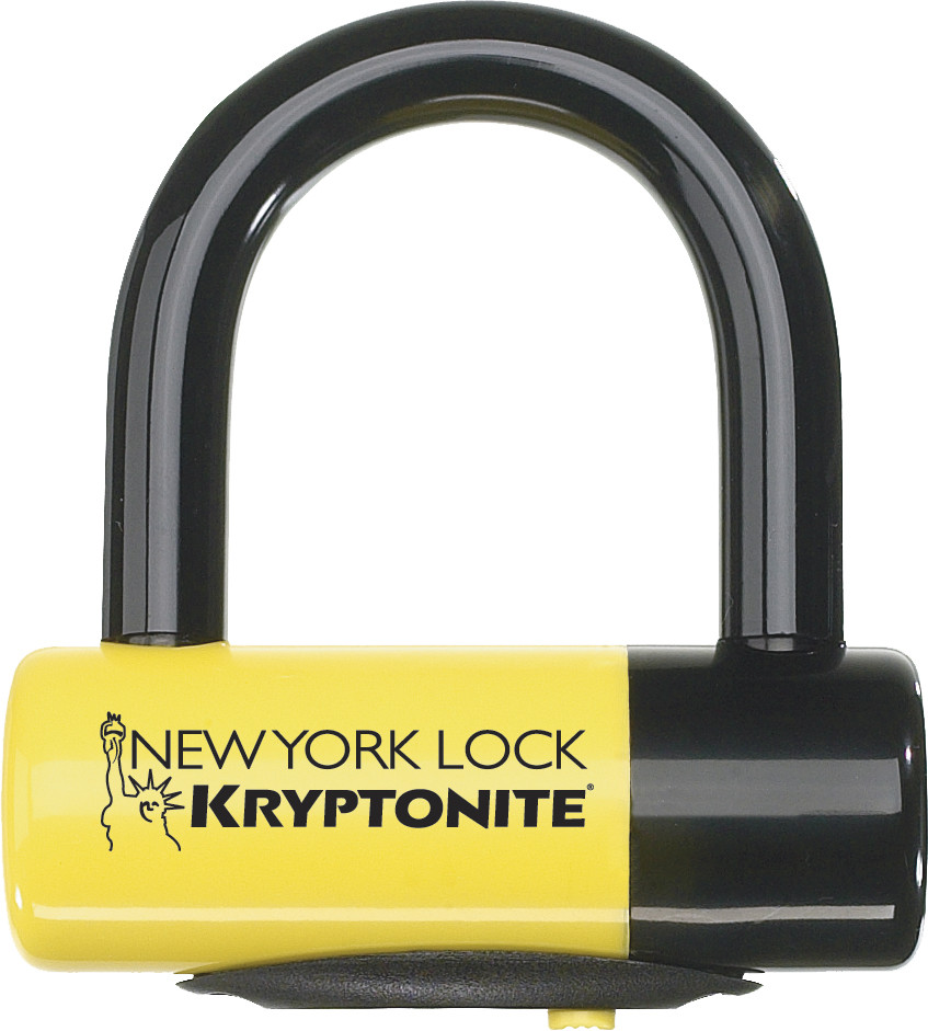 KRYPTONITE NEW YORK DISC LOCK BLACK/YELLOW