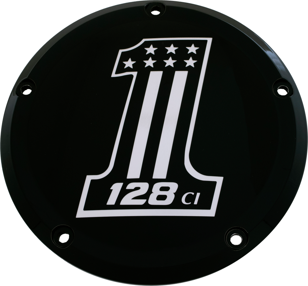 6   M8 SOFTAIL DERBY COVER 128 BLACK