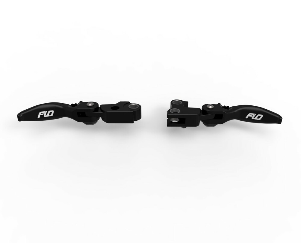 FLO MOTORSPORTS SHORTY MX LEVER SET BLACK `23-24 CVO
