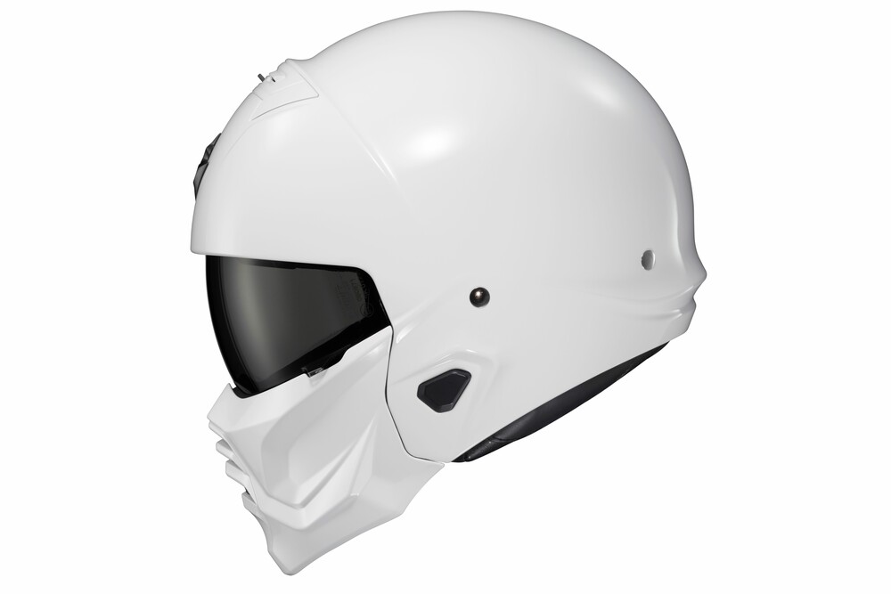 COVERT 2 OPEN-FACE HELMET GLOSS WHITE  2X