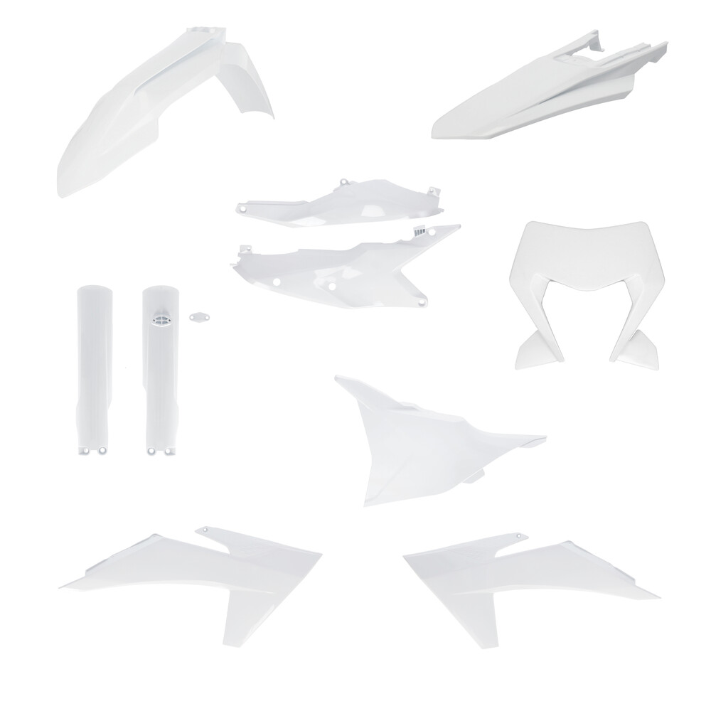 PLASTIC KIT- FULL KTM WHITE