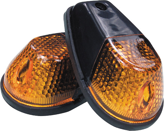 FIRE POWER FLUSH MARKER LIGHT KIT BLACK