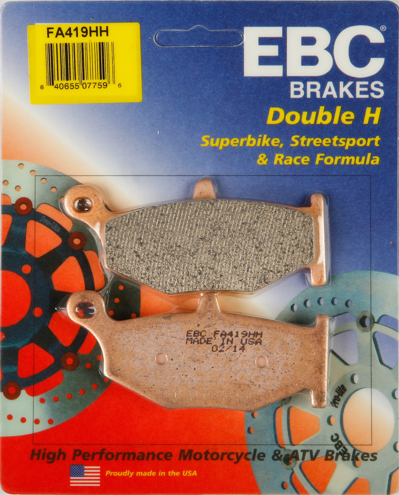 EBC FA419HH Double-H Sintered Rear Brake Pads