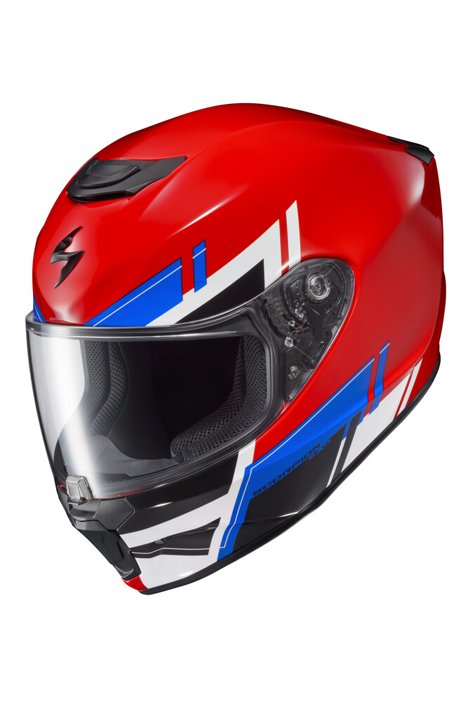 SCORPION EXO EXO-R420 FULL-FACE HELMET PACE RED LG