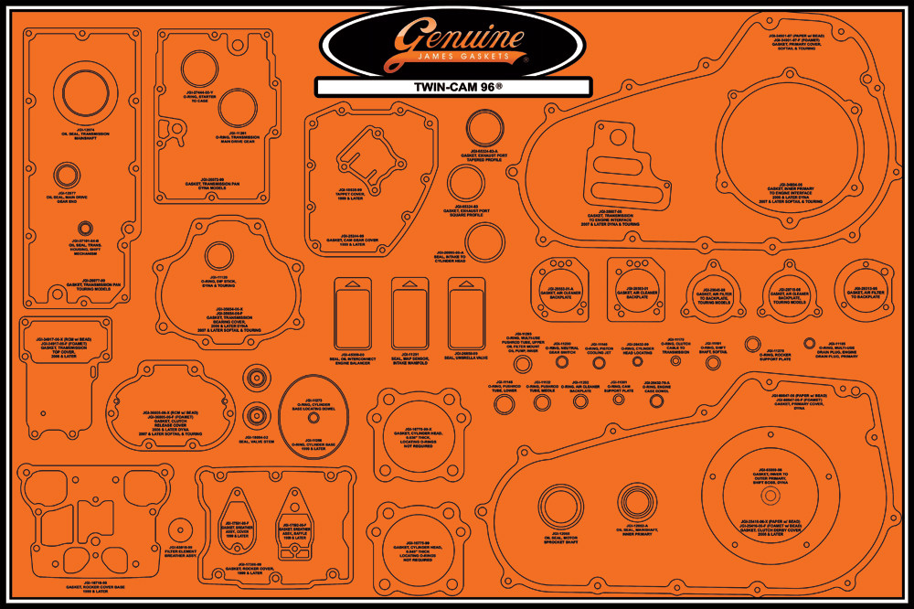 GASKET DISPLAY BOARD 99000-TC96