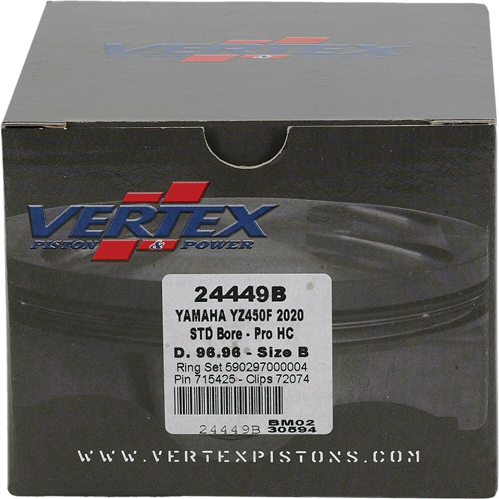 VERTEX PISTON KIT HC FORGED 96.96/STD 13.8:1 YAM