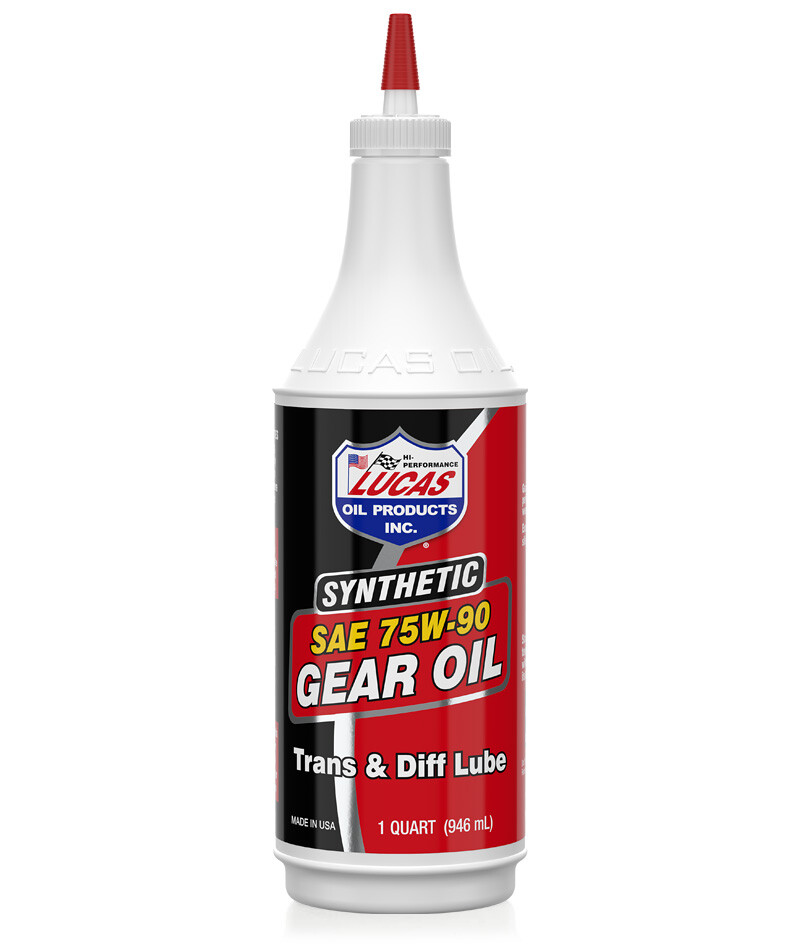 LUCAS SYNTHETIC GEAR OIL 75W-90 QT