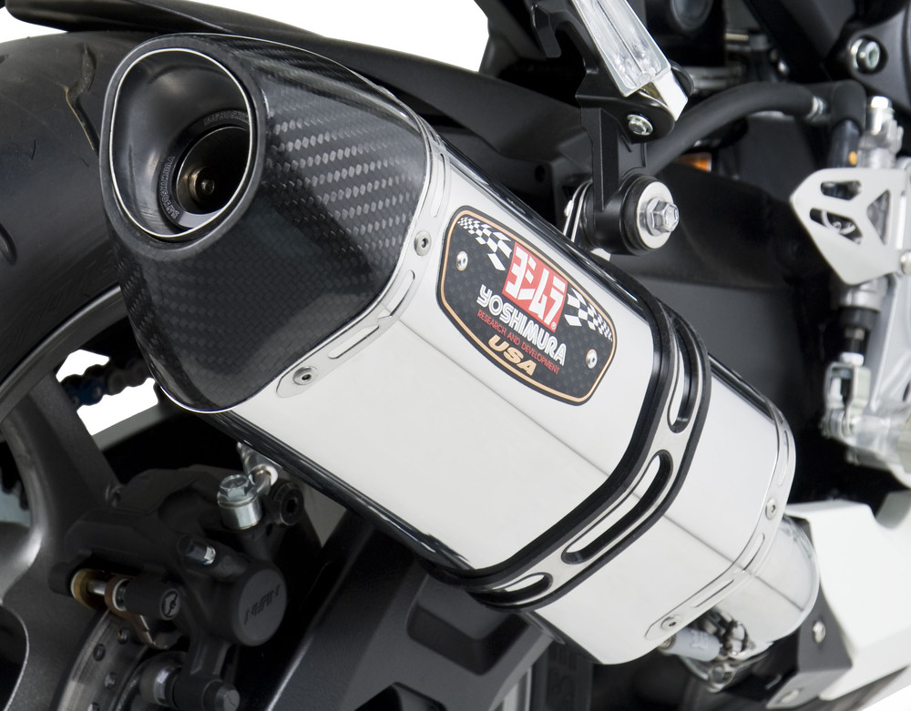 YOSHIMURA EXHAUST STREET R-77 SLIP-ON SS-SS-CF