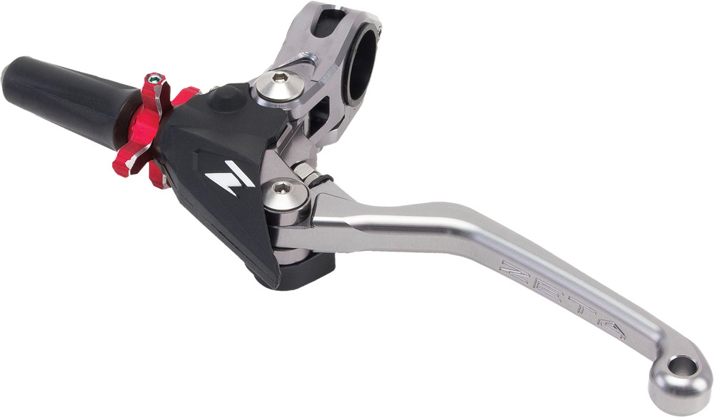 ZETA PIVOT PERCH CP 4-FINGER TITANIUM/RED