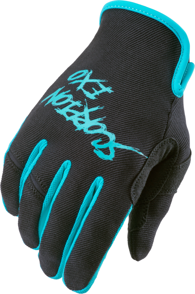 AIR-STRETCH GLOVES GRIND BLACK/TEAL 2X
