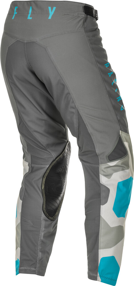 Fly Racing Kinetic K221 MX Pants-Grey/Blue 20-Pro Performance & Comfort!