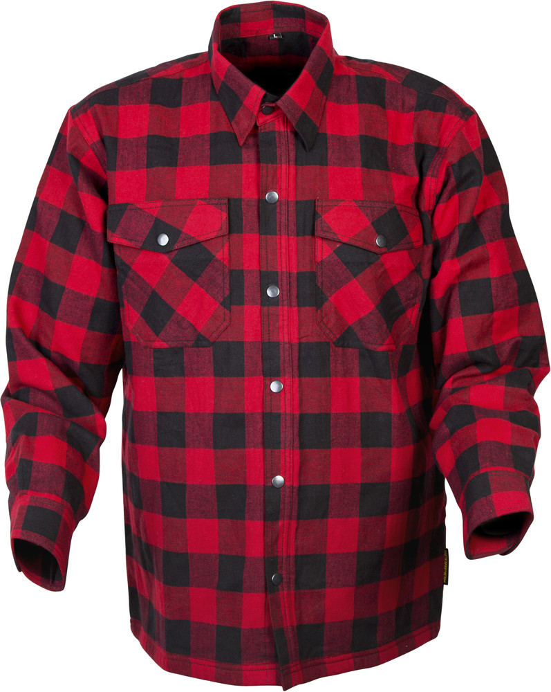 SCORPION EXO COVERT MOTO FLANNEL RED/BLACK LG