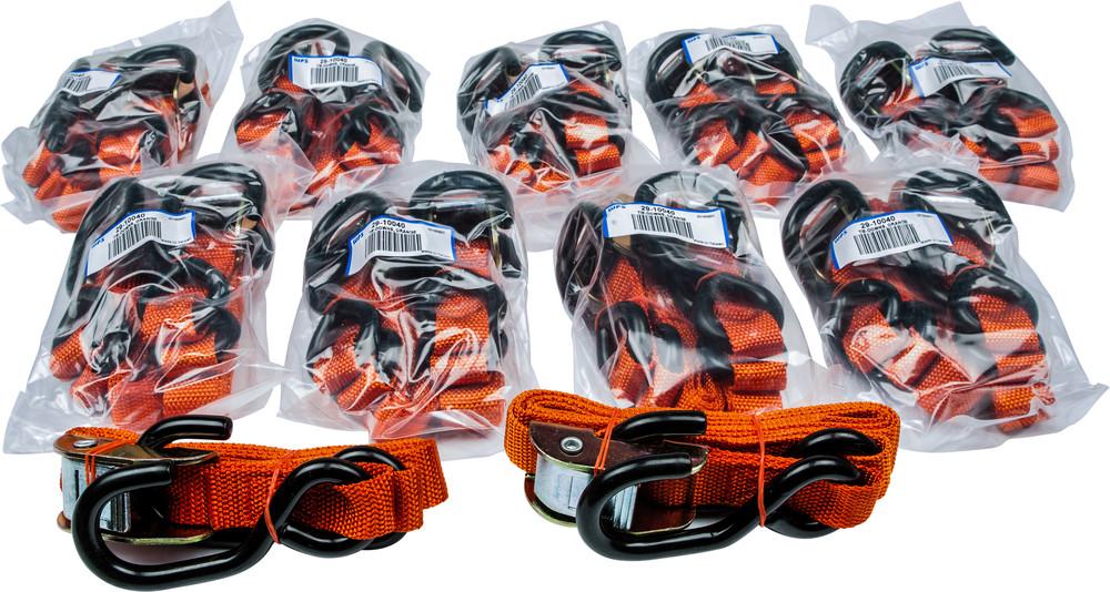 FIRE POWER 1" TIE-DOWN ORANGE 10/PAIRS