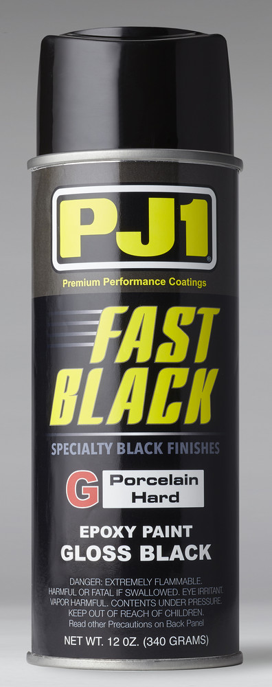 PJ1 FAST BLACK EPOXY PORCELAIN GLOSS BLACK 12OZ