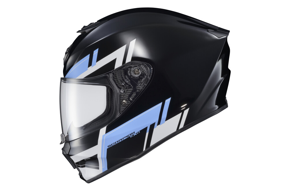 SCORPION EXO EXO-R420 FULL-FACE HELMET PACE BLUE LG