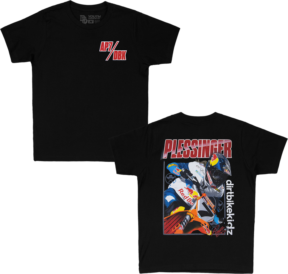 AP7 HOLESHOT YOUTH TEE BLACK YS