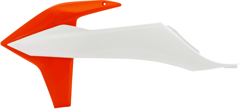 ACERBIS RADIATOR SHROUD WHITE/ORANGE