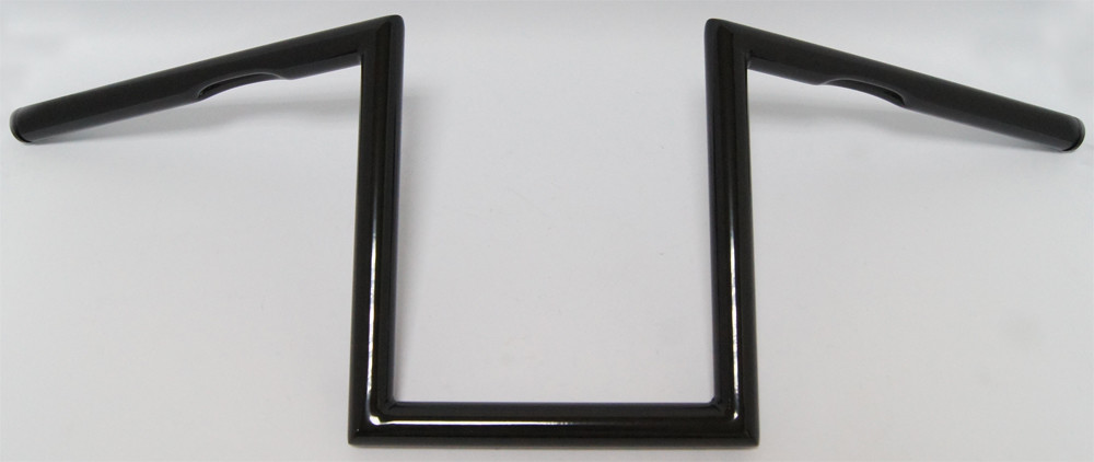 HARDDRIVE 1" Z-BAR DIMPLED 10" GLOSS BLACK