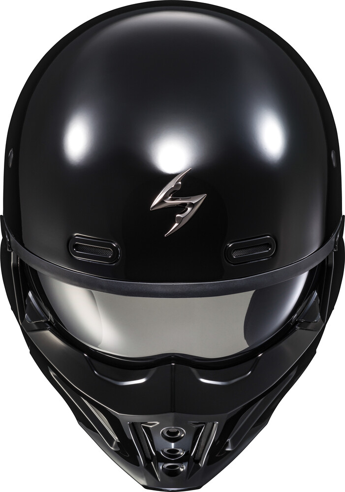 SCORPION EXO COVERT X OPEN-FACE HELMET GLOSS BLACK MD
