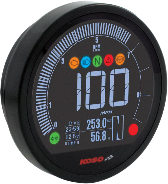 KOSO DL-04HD MULTIFUNCTION METER `04-13 XL  04-11 FXD