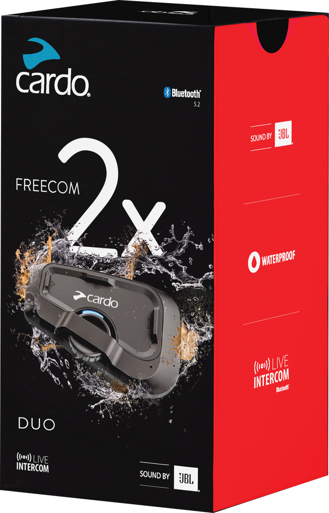 Cardo Freecom 2X Headset - Duo Pack