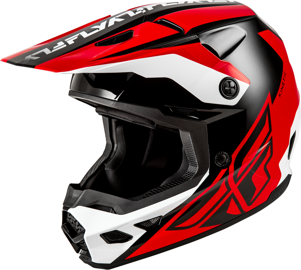 Fly Racing 2026 Kinetic Crest Helmet — Red/Black/White