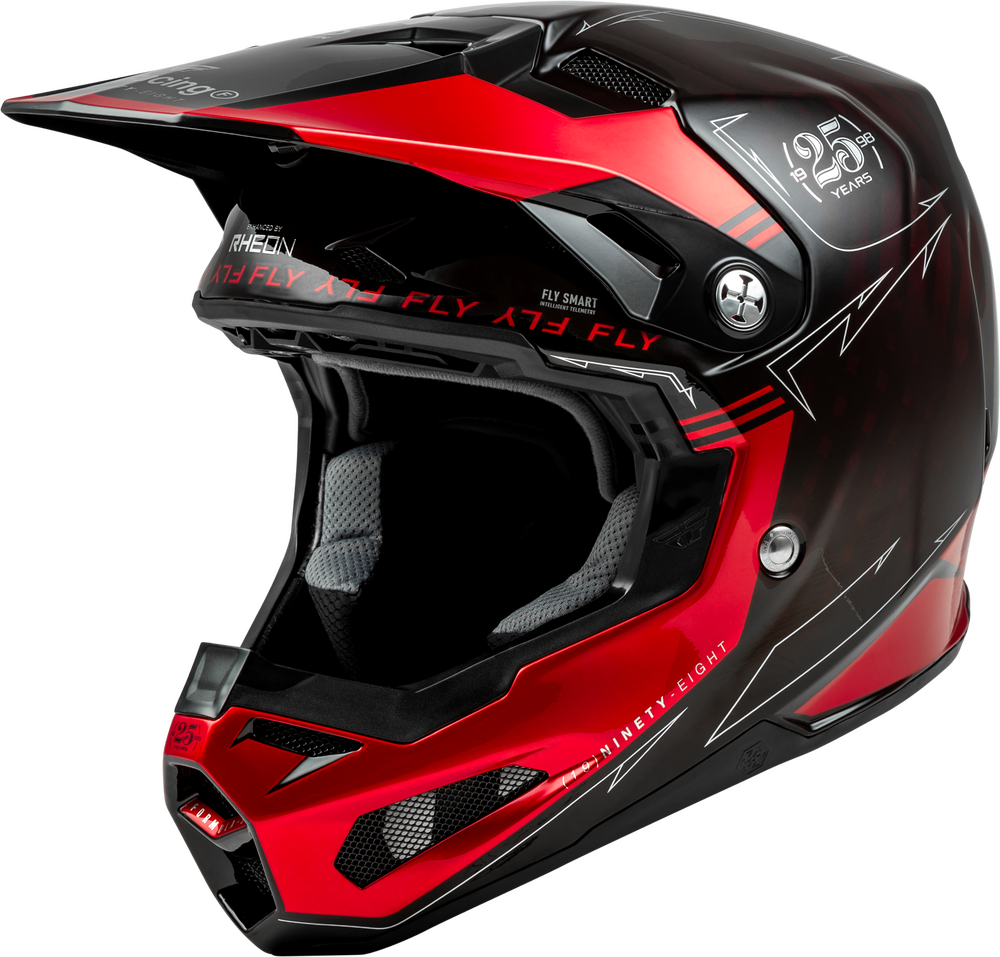 Fly Racing Formula S Carbon Legacy Helmet — Black/Red